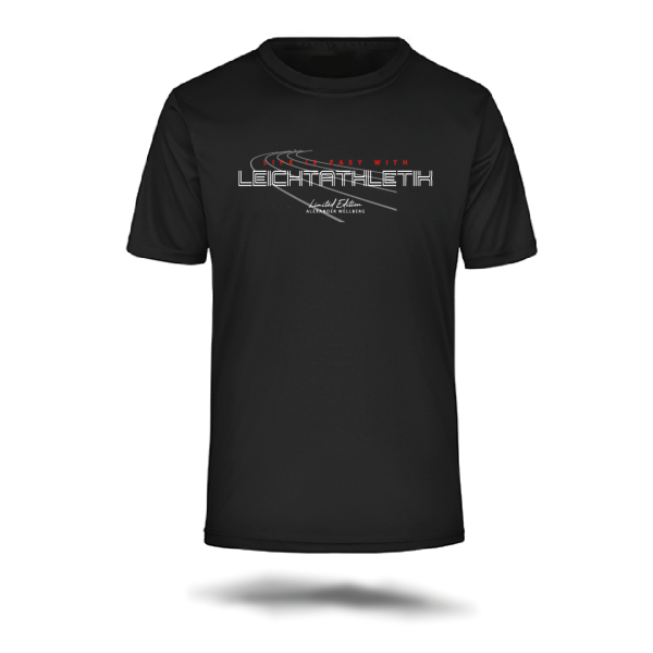 Funktions-Shirt "Life is easy with" Leichtathletik