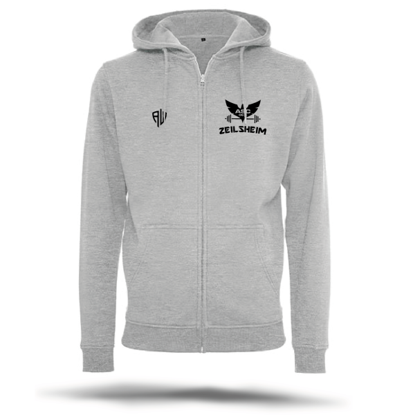 ASC06-Zip Hoodie-Grau